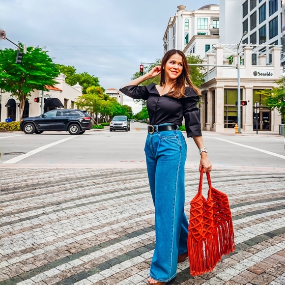 Levi's High Loose Jeans medium wash sz 28 - Picture 6 of 7